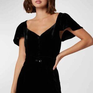 Juniper Velvet Short Sleeve Top | size 10